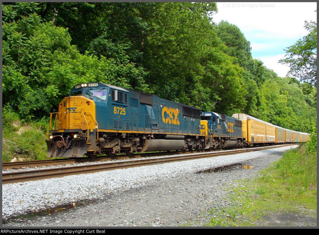 CSX 8725 and 8535